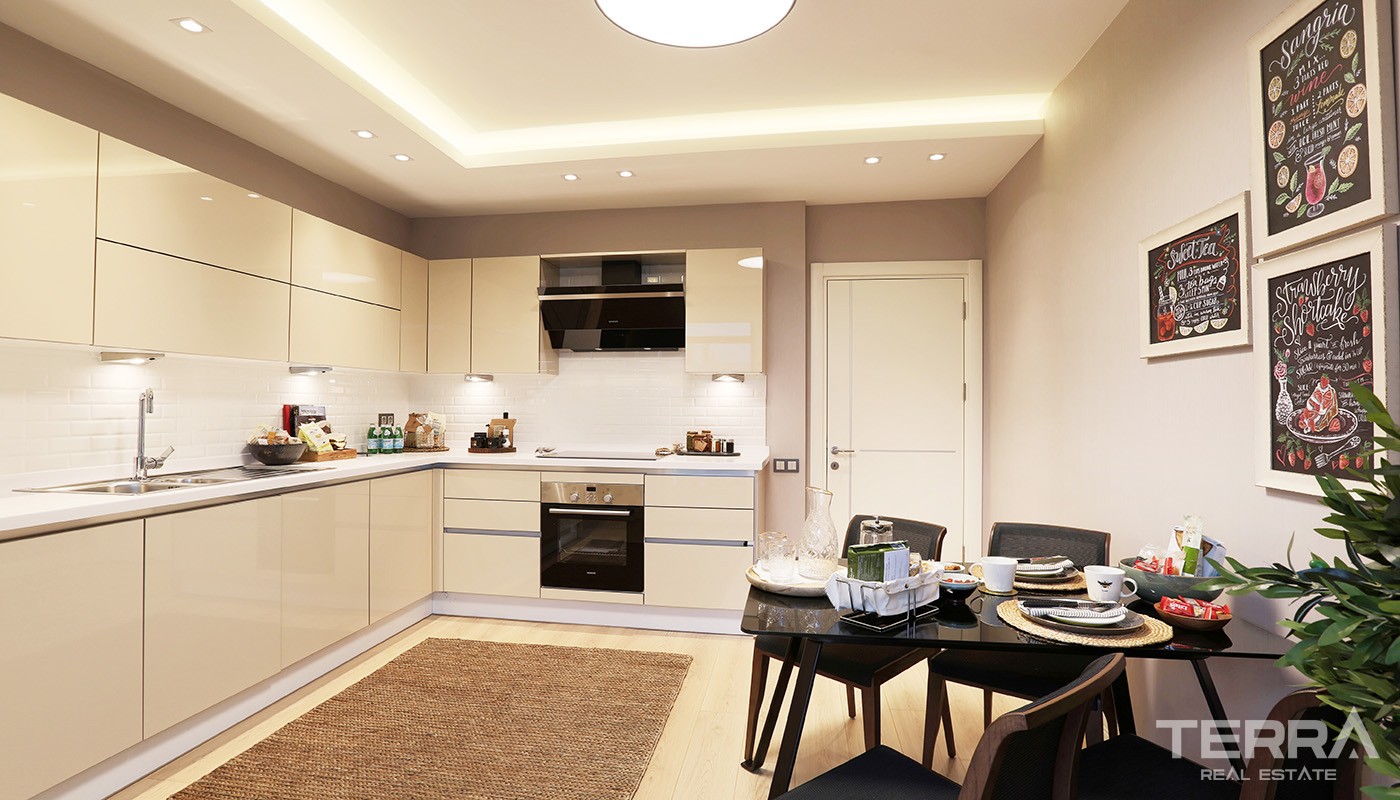 Affordably-Priced Investment Flats in Keleş Center in Küçükçekmece - 24267