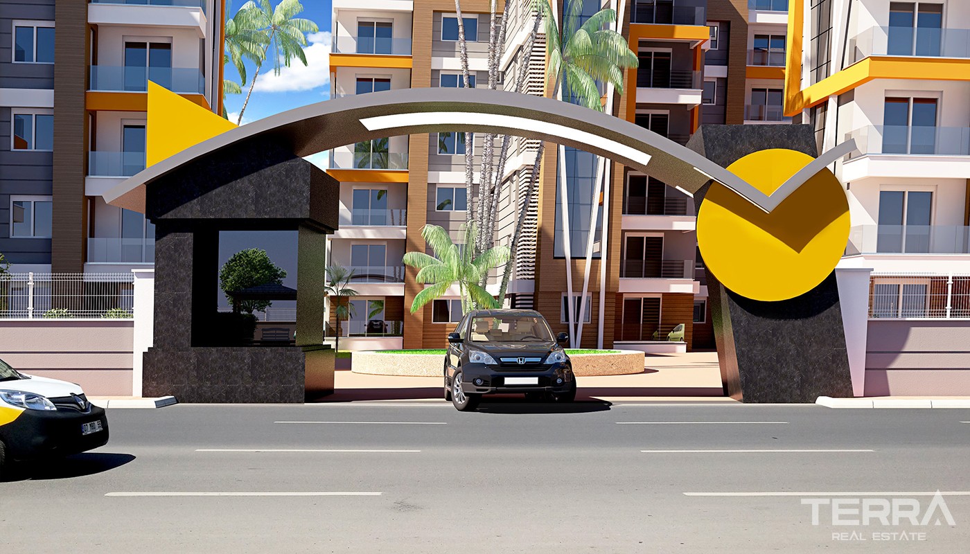 Budget Apartments with Private Hobby Garden in Antalya Kepez - 24278