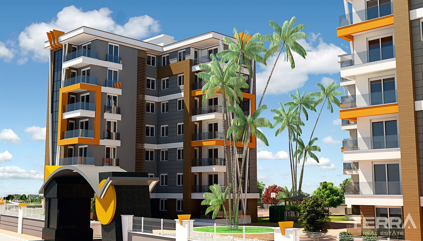 Budget Apartments with Private Hobby Garden in Antalya Kepez - 24279