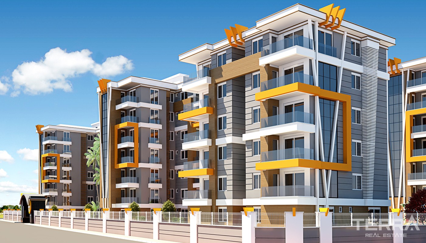 Budget Apartments with Private Hobby Garden in Antalya Kepez - 24290