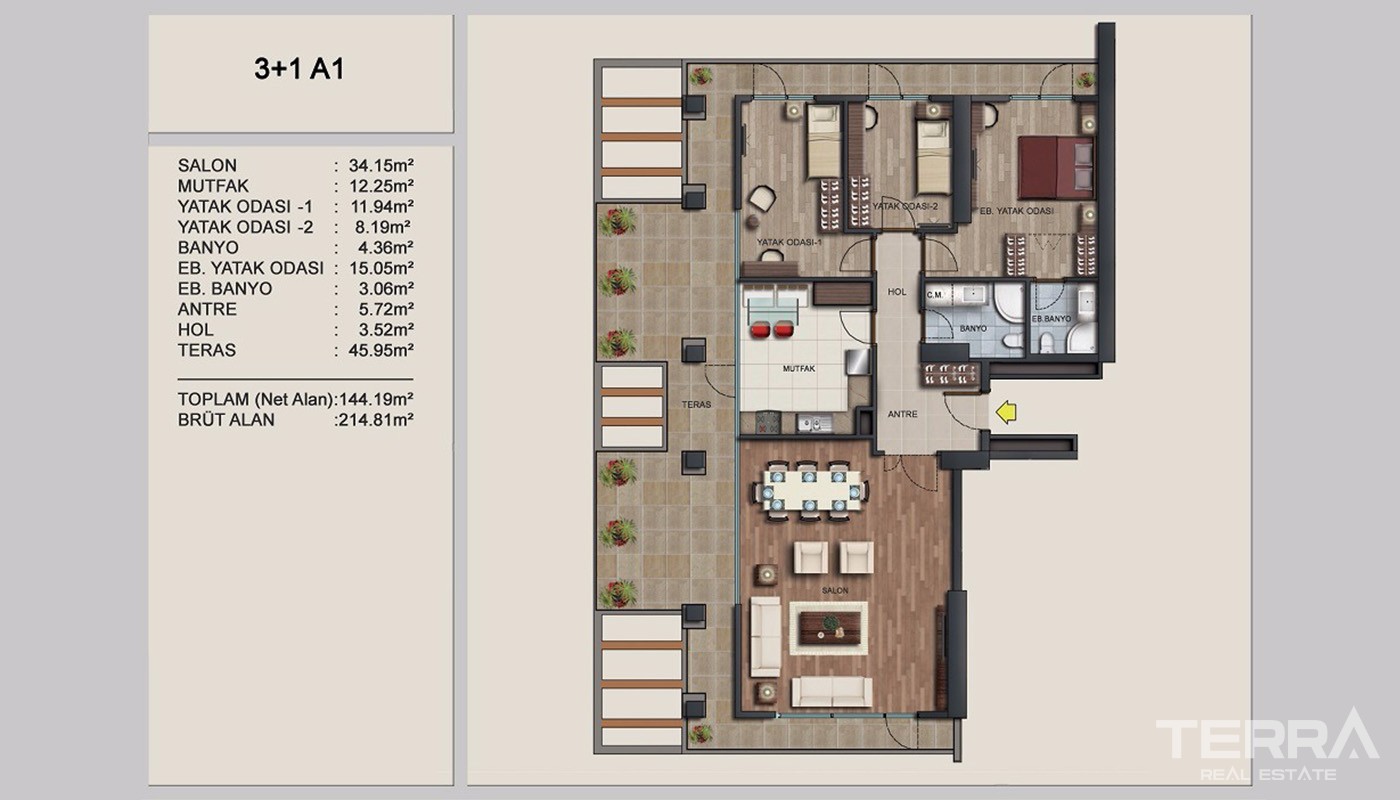 High-quality Apartments for Sale in European Istanbul Near E-5 Road - 24356