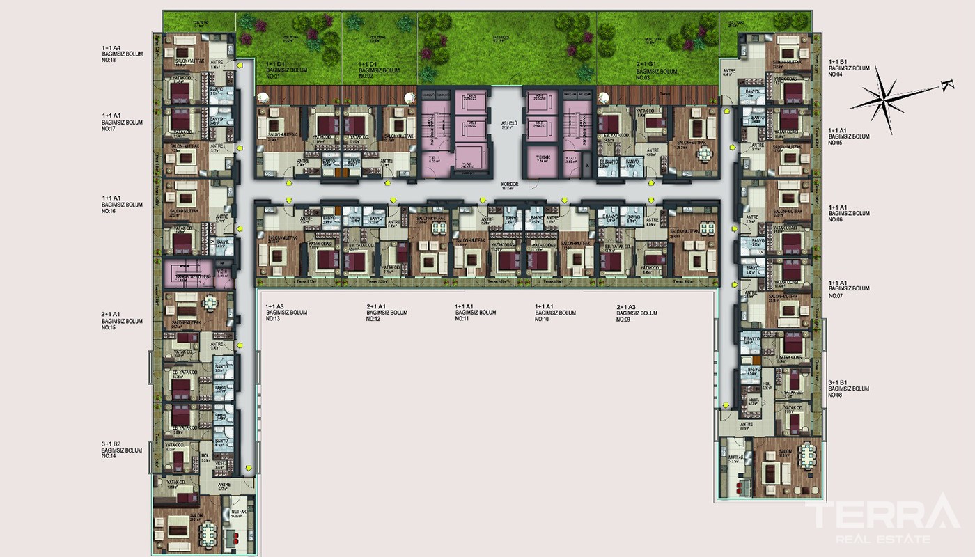High-quality Apartments for Sale in European Istanbul Near E-5 Road - 24364