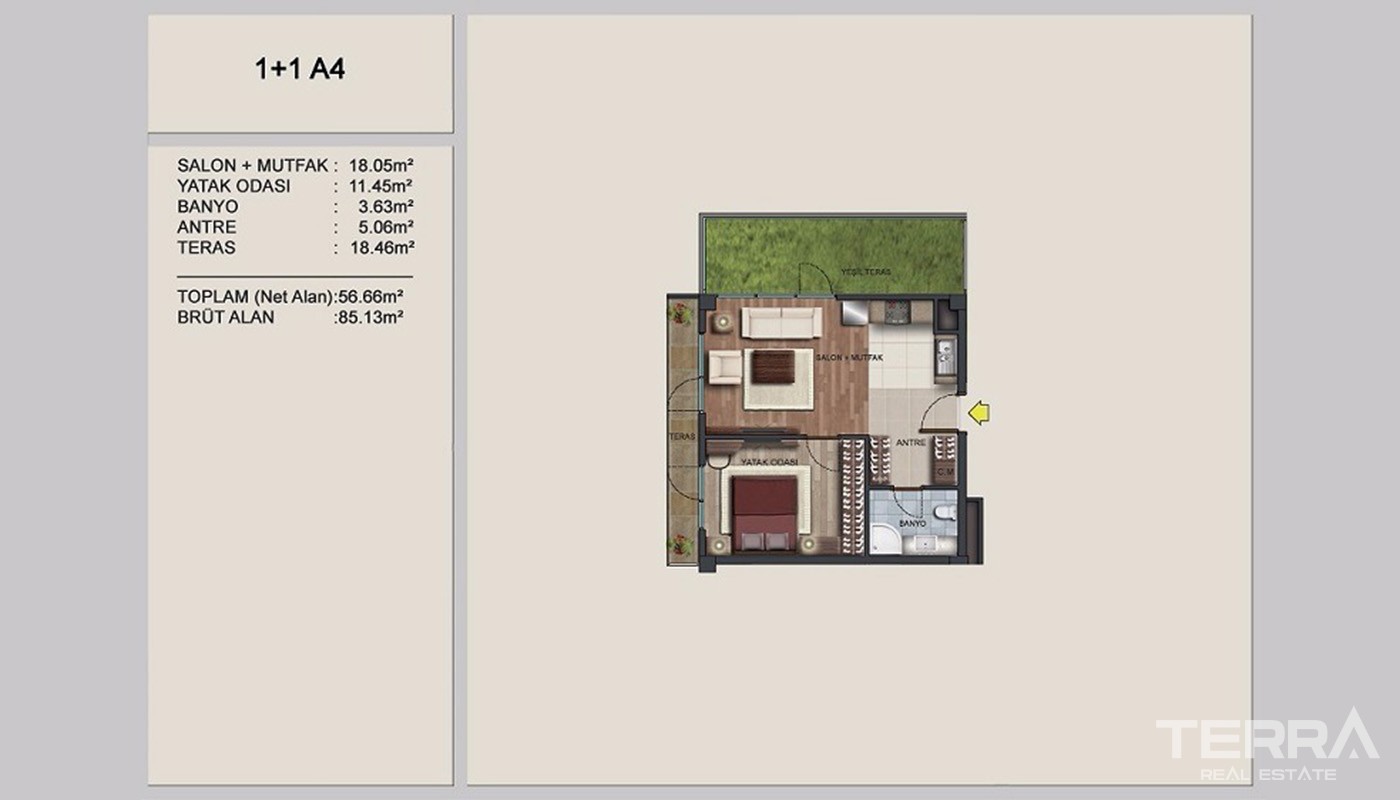 High-quality Apartments for Sale in European Istanbul Near E-5 Road - 24365
