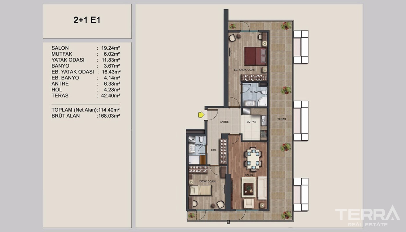High-quality Apartments for Sale in European Istanbul Near E-5 Road - 24374