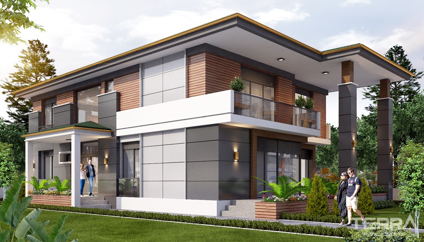 Elegant Villa for Sale in Antalya Located only 500 m to the Beltway - 24390