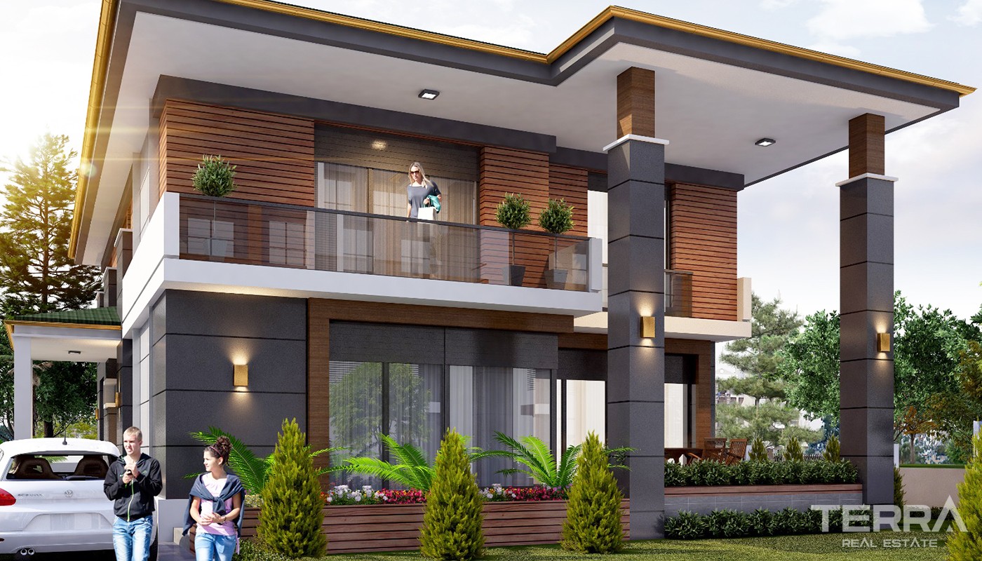 Elegant Villa for Sale in Antalya Located only 500 m to the Beltway - 24391