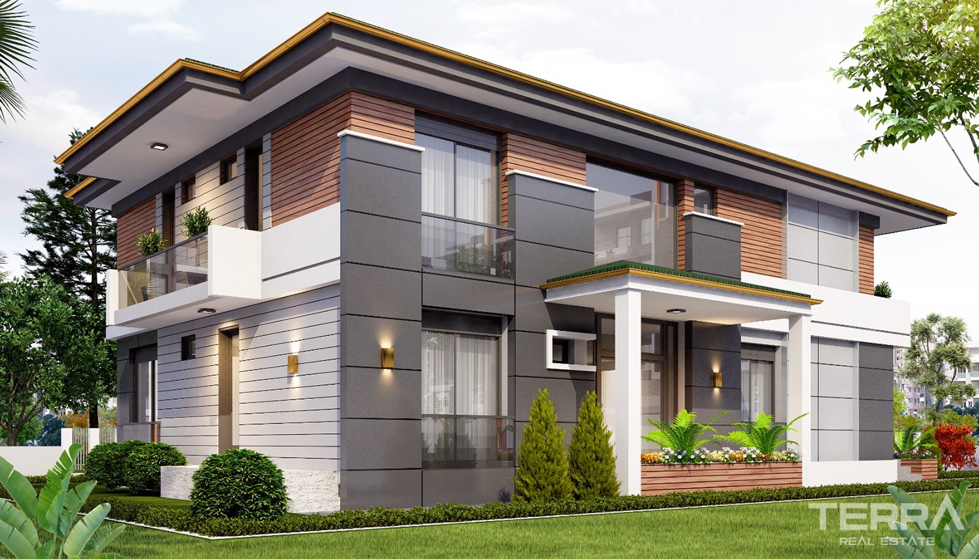 Elegant Villa for Sale in Antalya Located only 500 m to the Beltway - 24392