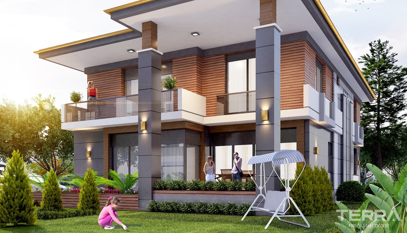 Elegant Villa for Sale in Antalya Located only 500 m to the Beltway - 24393