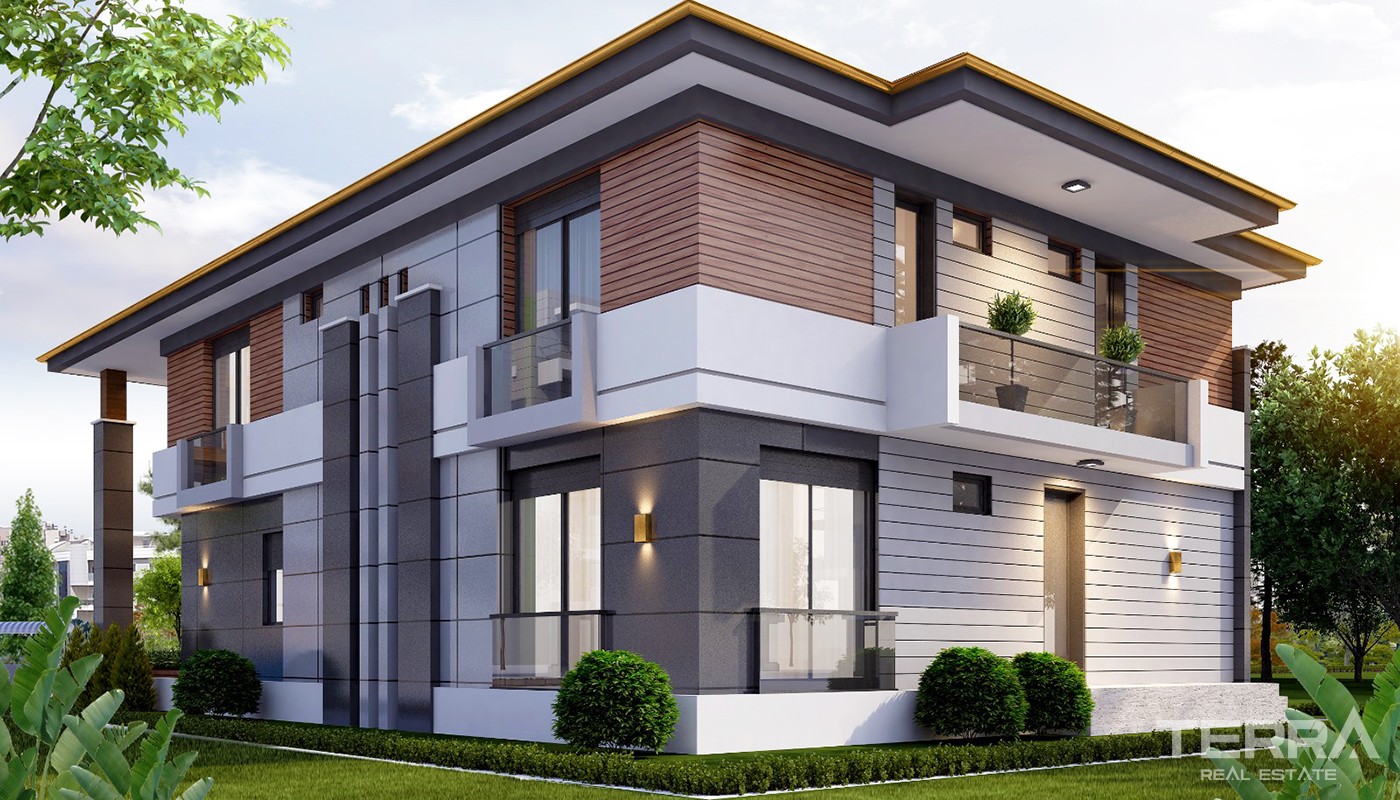 Elegant Villa for Sale in Antalya Located only 500 m to the Beltway - 24394