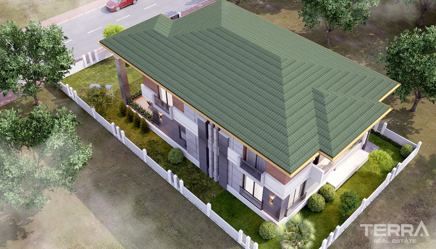 Elegant Villa for Sale in Antalya Located only 500 m to the Beltway - 24395