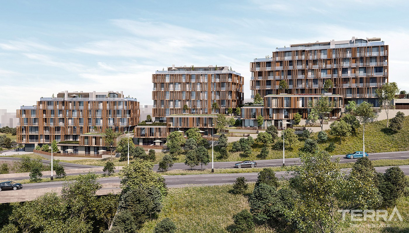 Bosporus View Apartments for Sale Located in Beykoz Istanbul - 24531