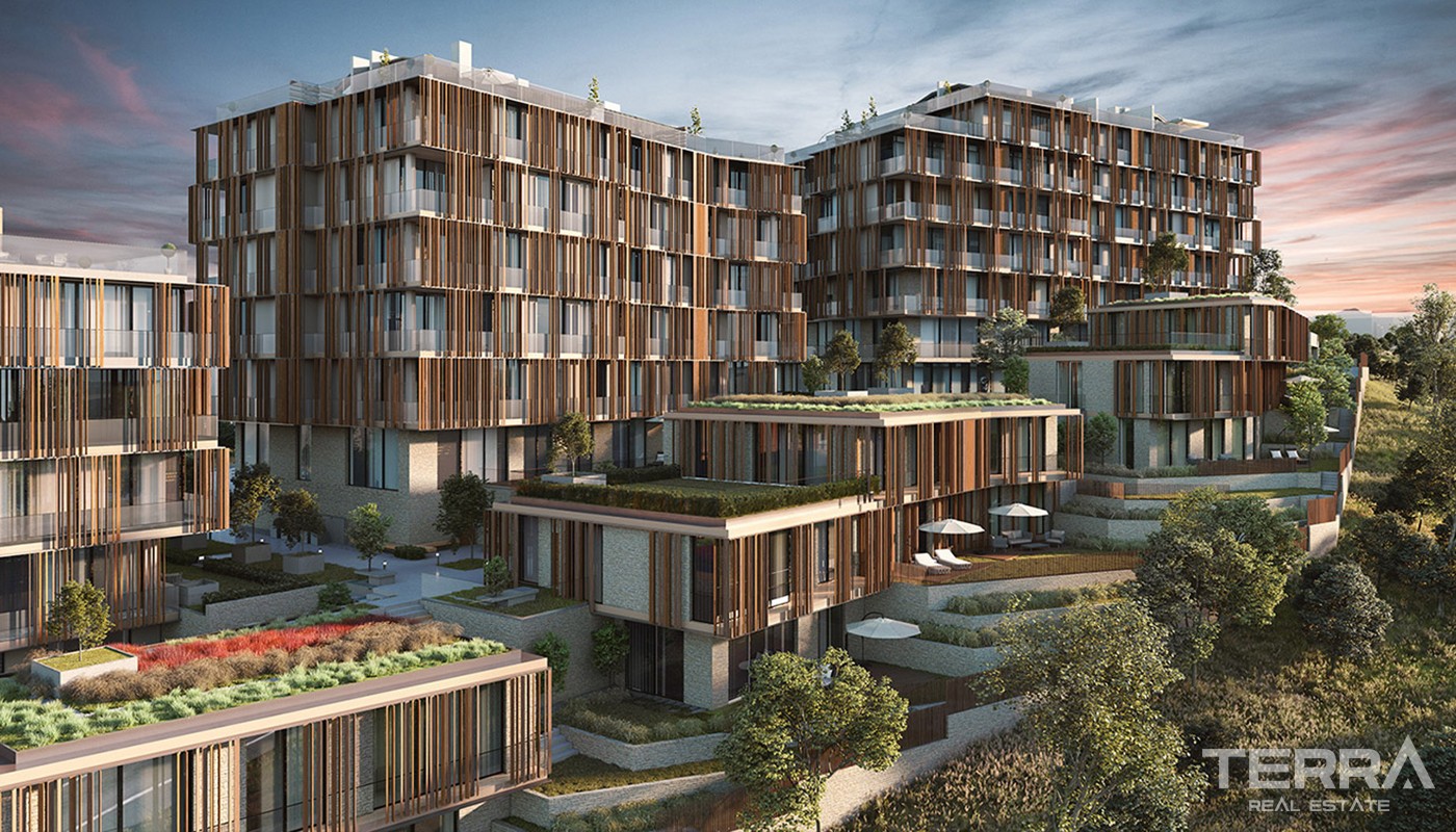 Bosporus View Apartments for Sale Located in Beykoz Istanbul - 24536