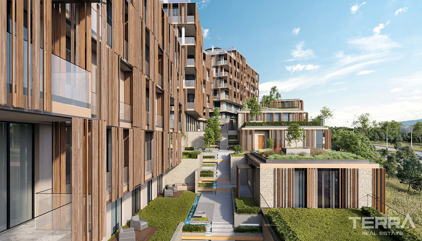 Bosporus View Apartments for Sale Located in Beykoz Istanbul - 24537