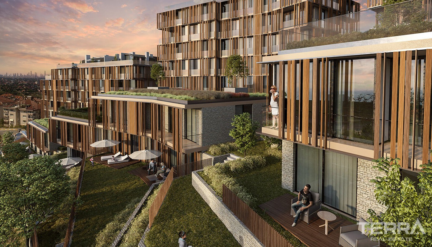 Bosporus View Apartments for Sale Located in Beykoz Istanbul - 24538