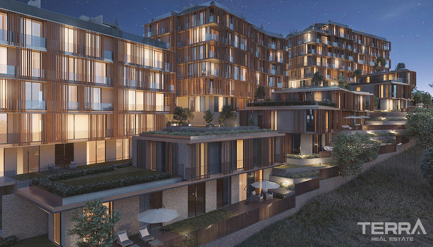 Bosporus View Apartments for Sale Located in Beykoz Istanbul - 24540