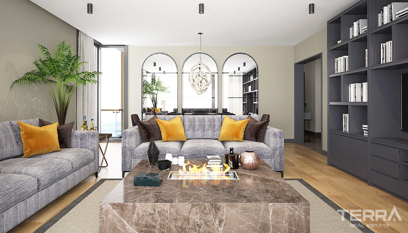 Bosporus View Apartments for Sale Located in Beykoz Istanbul - 24546