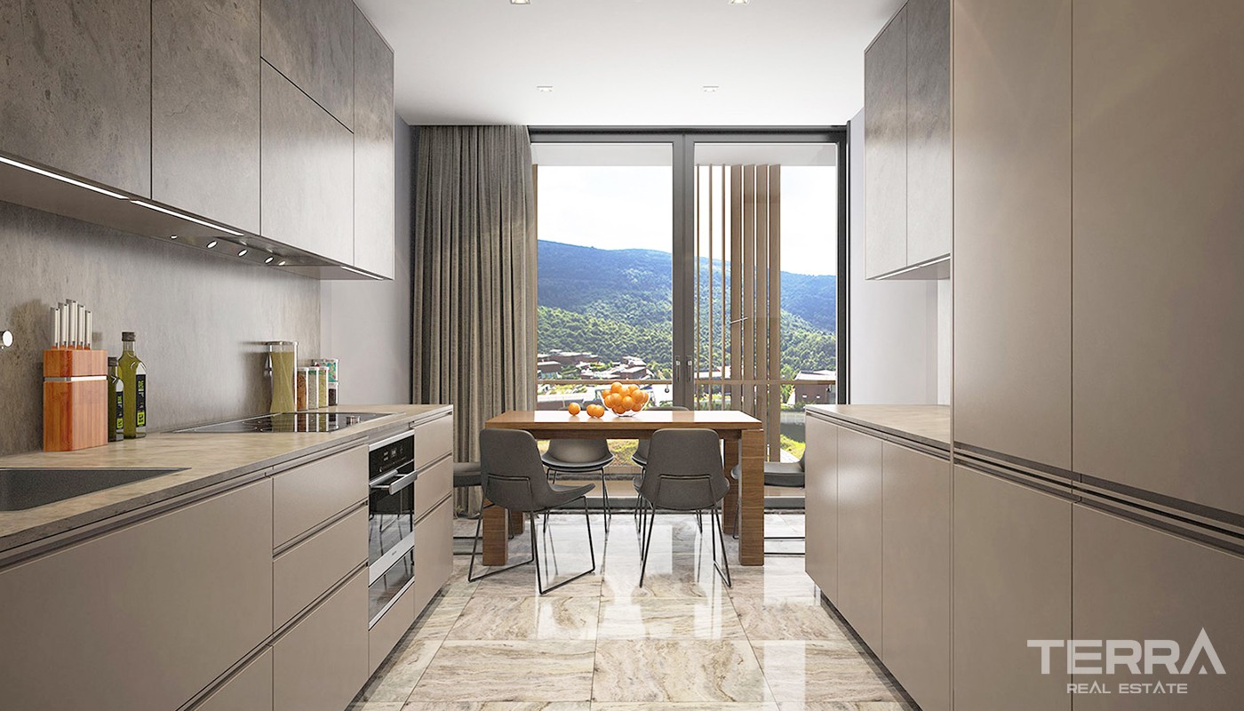 Bosporus View Apartments for Sale Located in Beykoz Istanbul - 24550