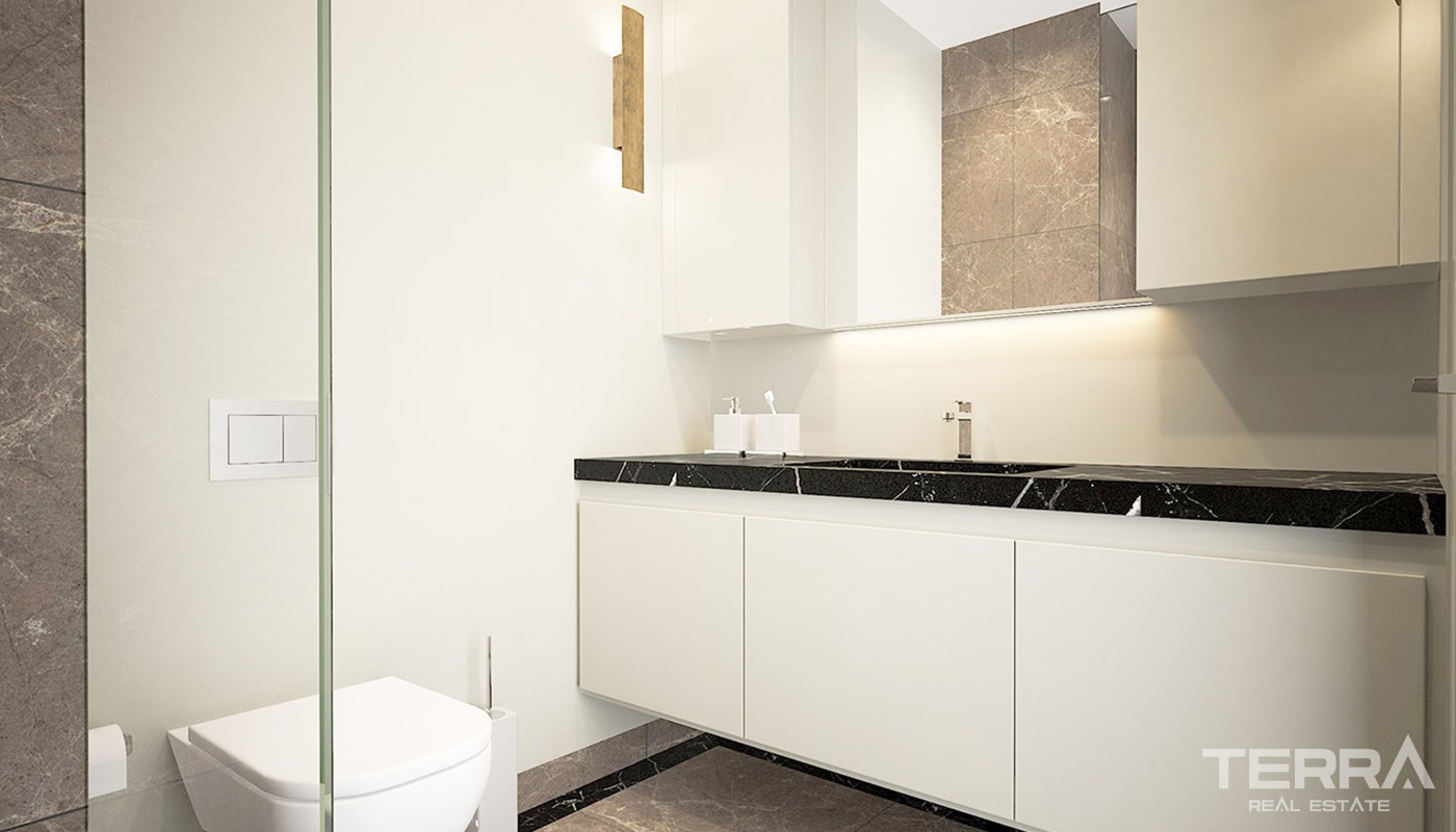 Bosporus View Apartments for Sale Located in Beykoz Istanbul - 24556