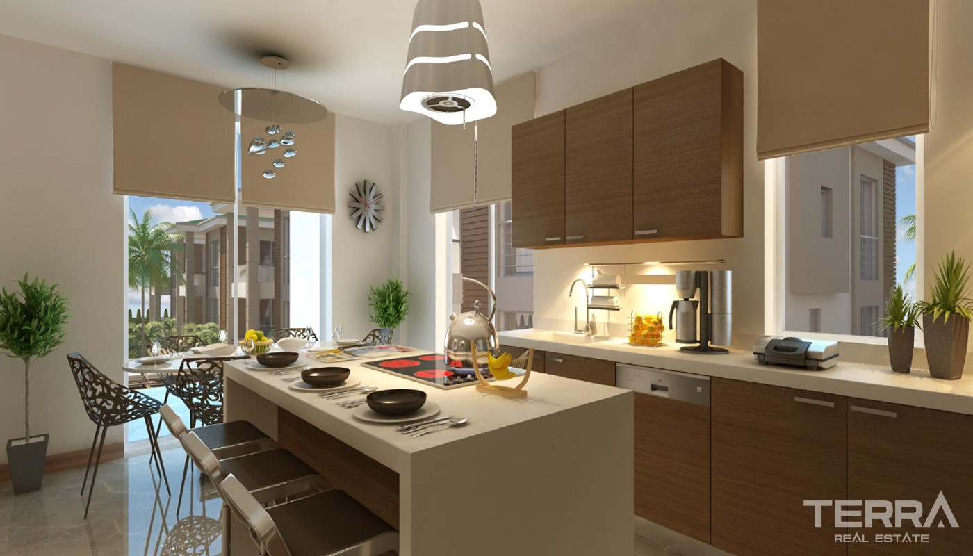 Key Ready Green Park Villas with Forest View in Döşemealtı - 24665