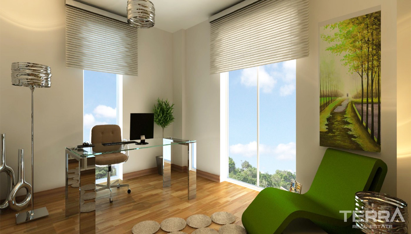 Key Ready Green Park Villas with Forest View in Döşemealtı - 24667