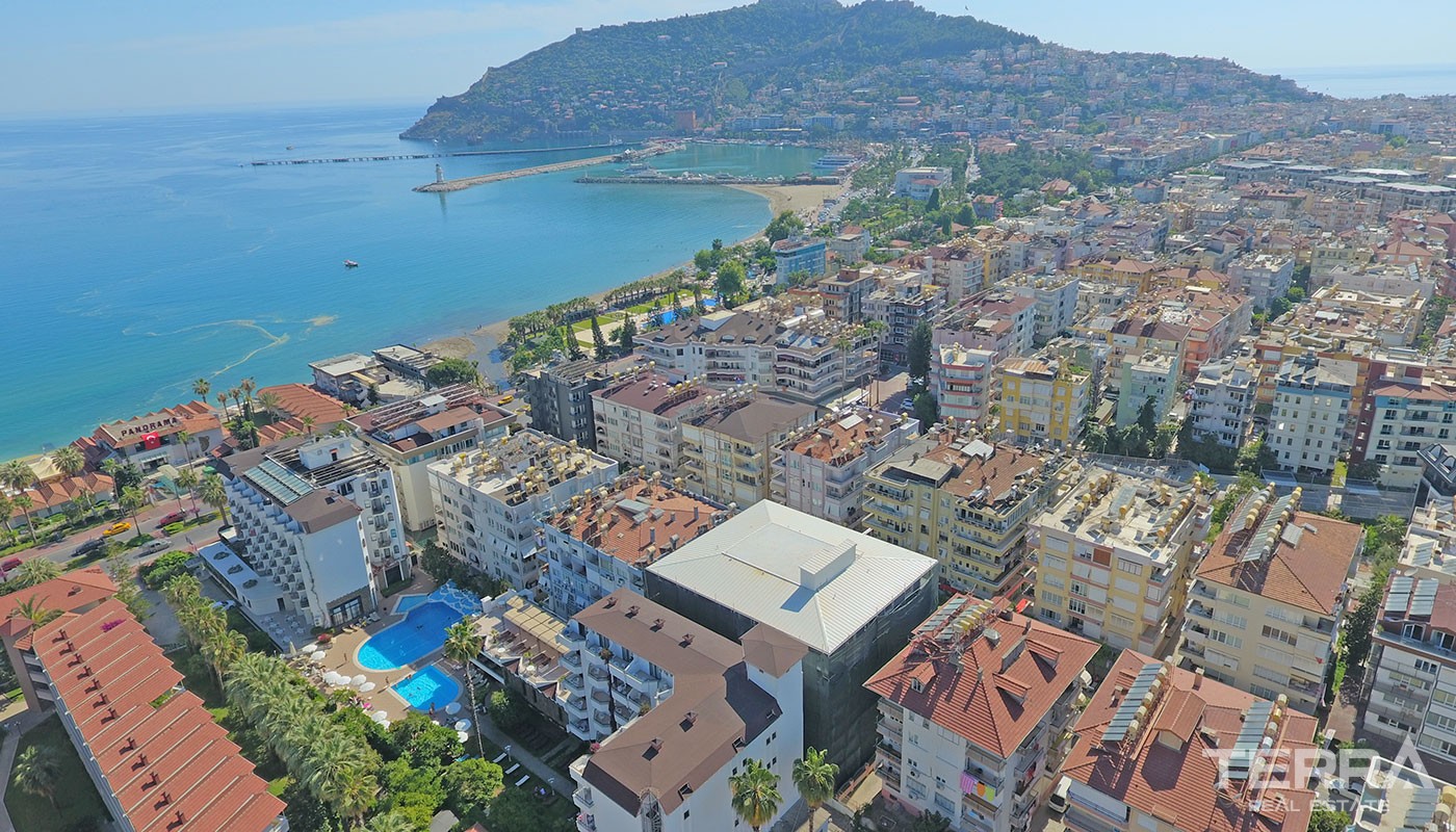 Apartments for Sale in Alanya City Center 50 m to the Beach - 24746