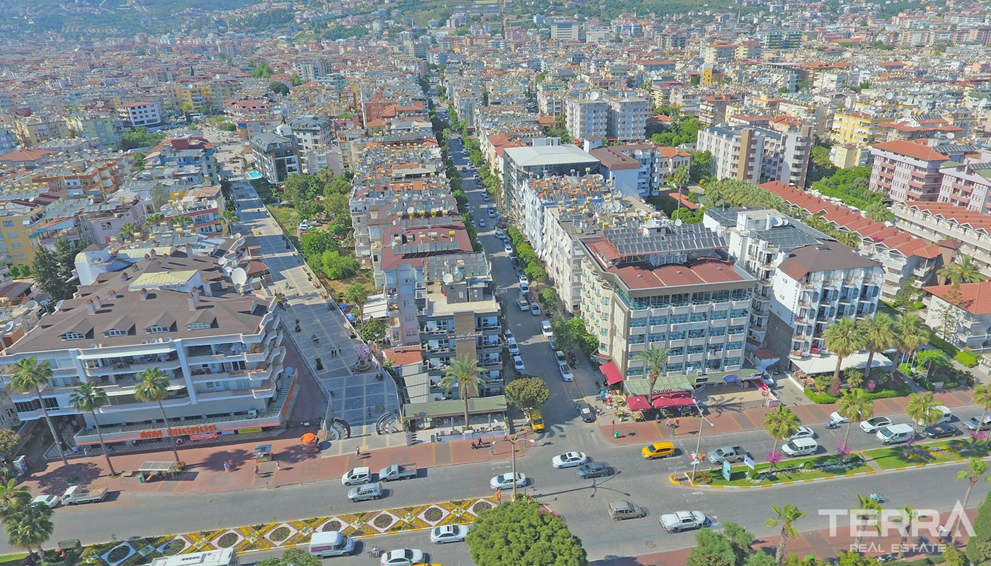 Apartments for Sale in Alanya City Center 50 m to the Beach - 24749