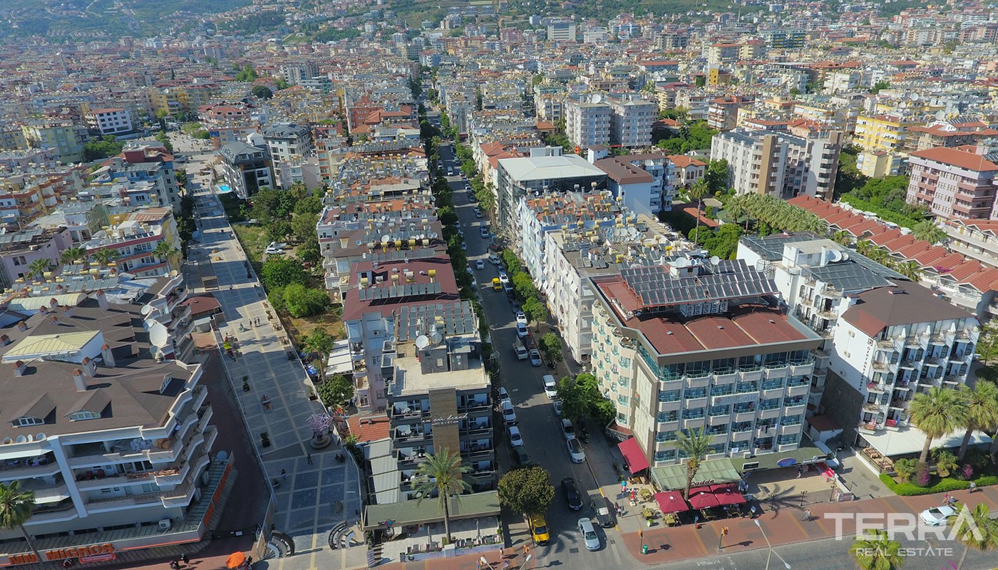 Apartments for Sale in Alanya City Center 50 m to the Beach - 24750