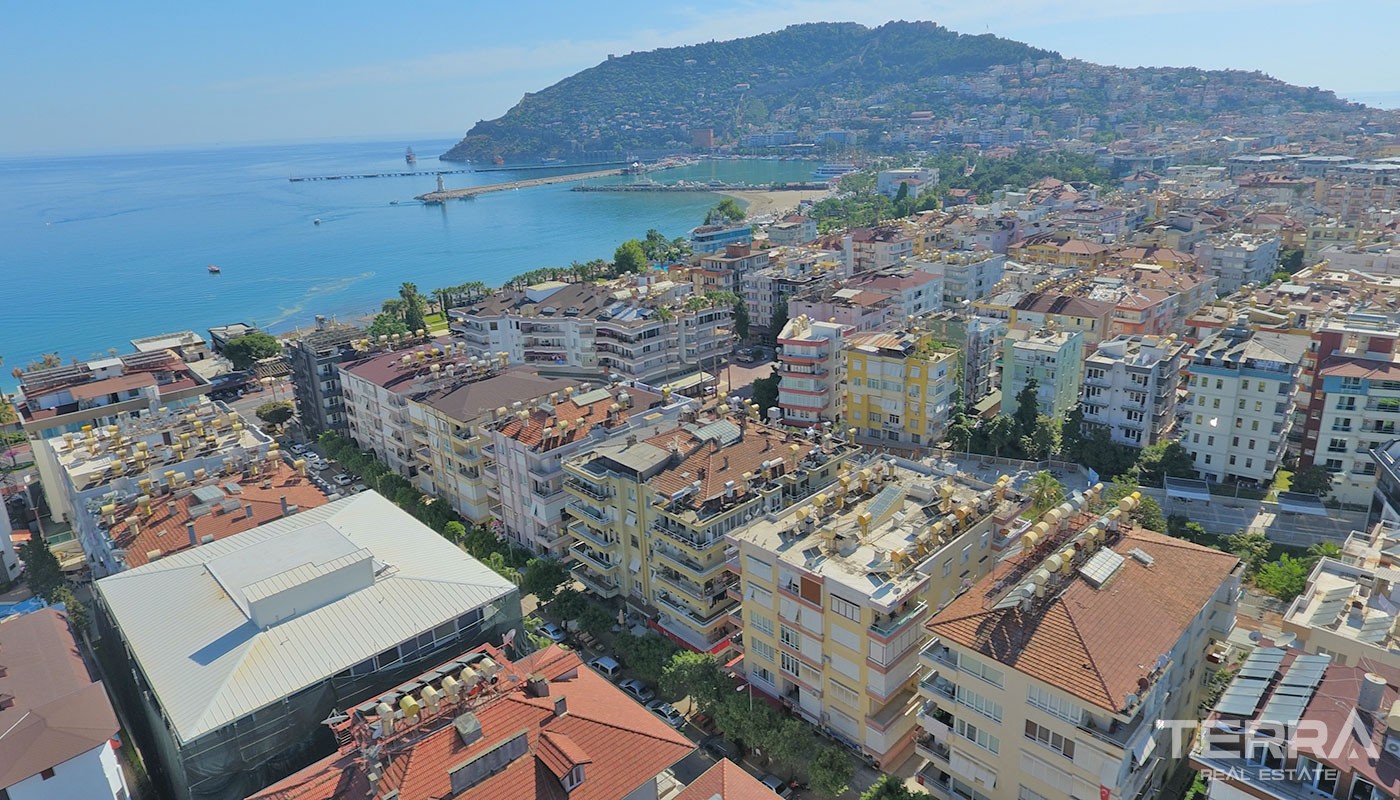 Apartments for Sale in Alanya City Center 50 m to the Beach - 24752