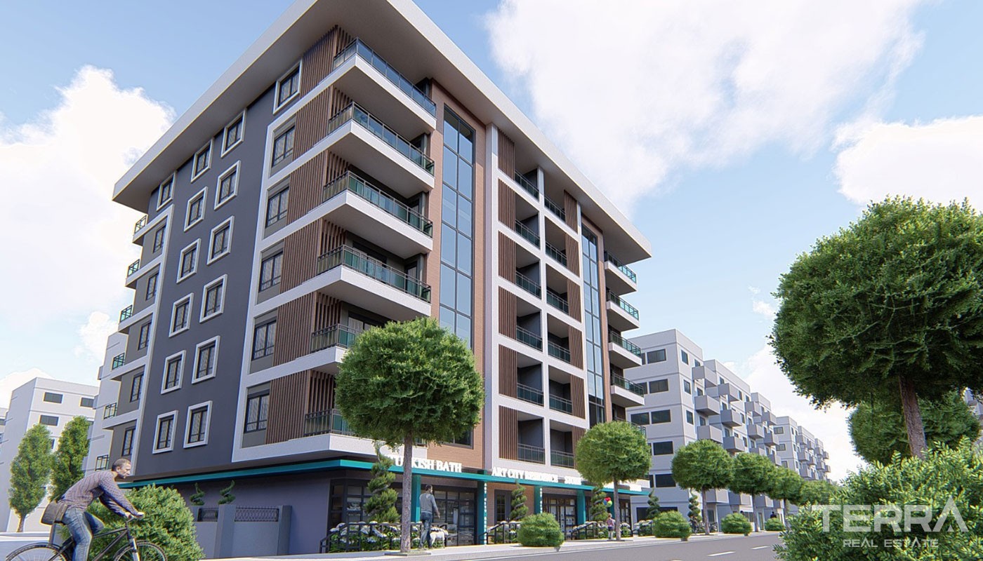 Apartments for Sale in Alanya City Center 50 m to the Beach - 24754