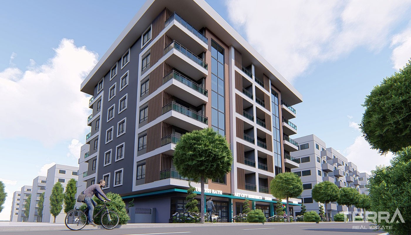 Apartments for Sale in Alanya City Center 50 m to the Beach - 24757