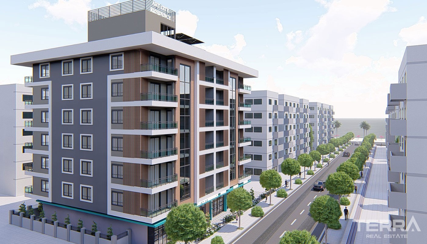 Apartments for Sale in Alanya City Center 50 m to the Beach - 24763