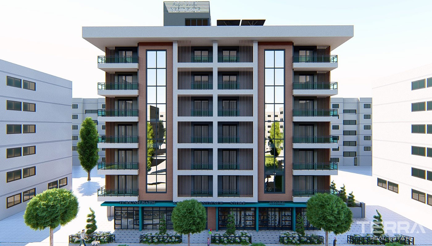 Apartments for Sale in Alanya City Center 50 m to the Beach - 24764