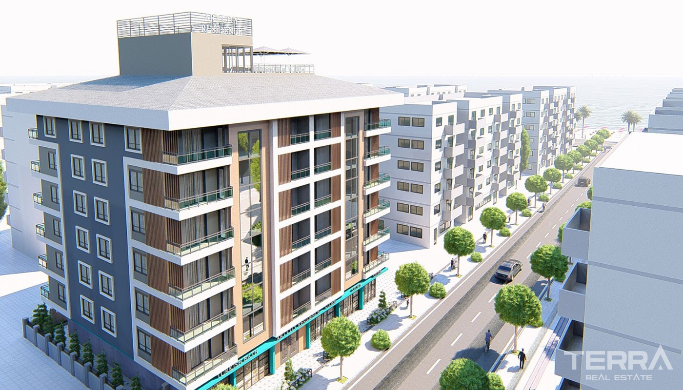 Apartments for Sale in Alanya City Center 50 m to the Beach - 24765