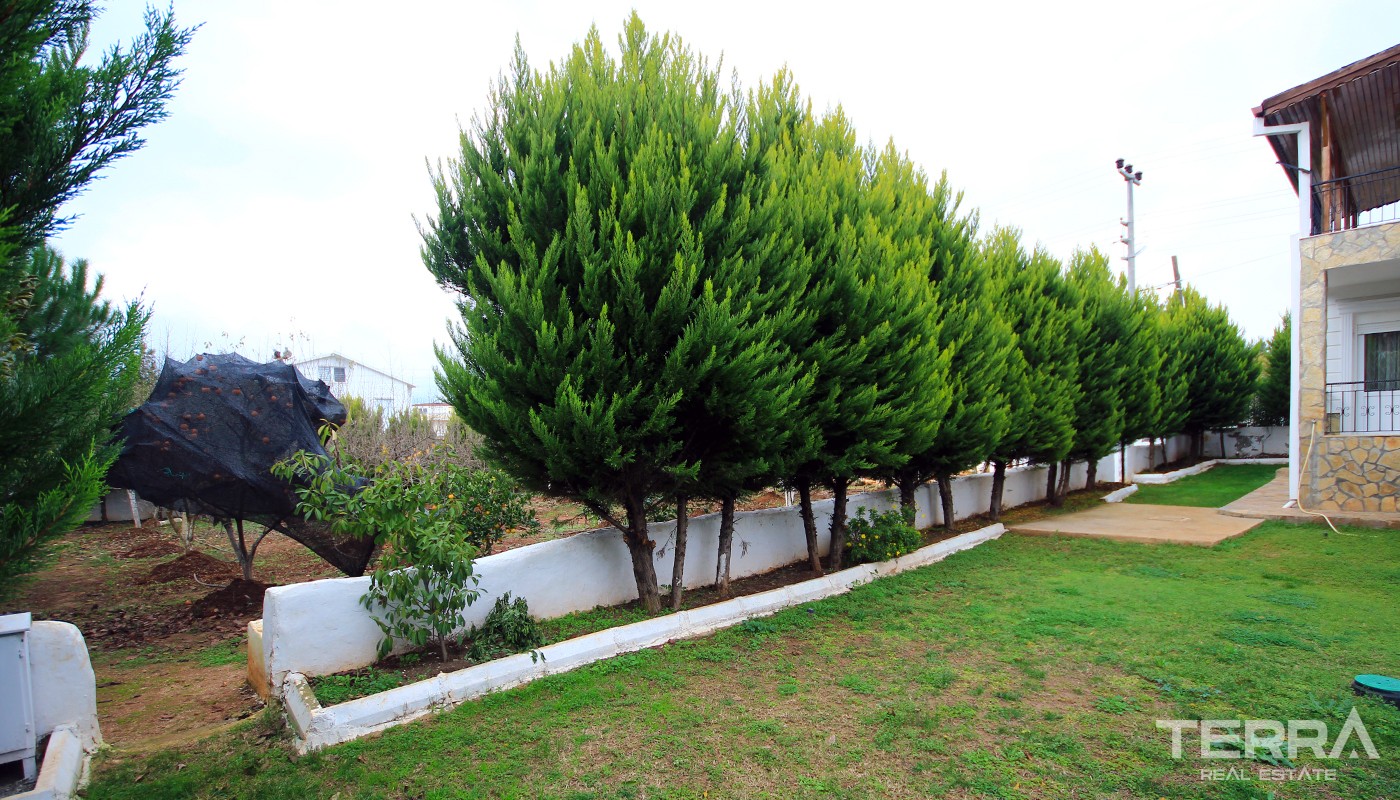 Fully Equipped Villa With Fruit Garden in Antalya Döşemealtı - 24863
