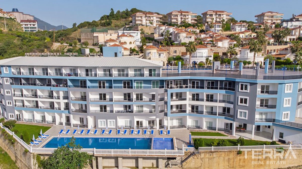 Panoramic Sea View Apartments with Rooftop Terrace in Alanya Kargıcak - 45183