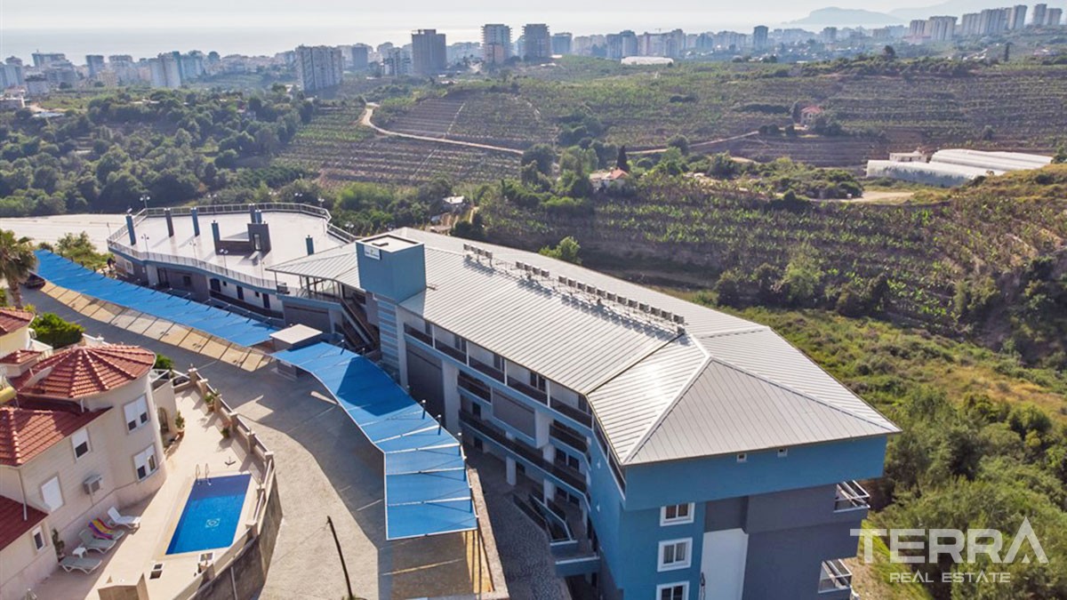 Panoramic Sea View Apartments with Rooftop Terrace in Alanya Kargıcak - 45187