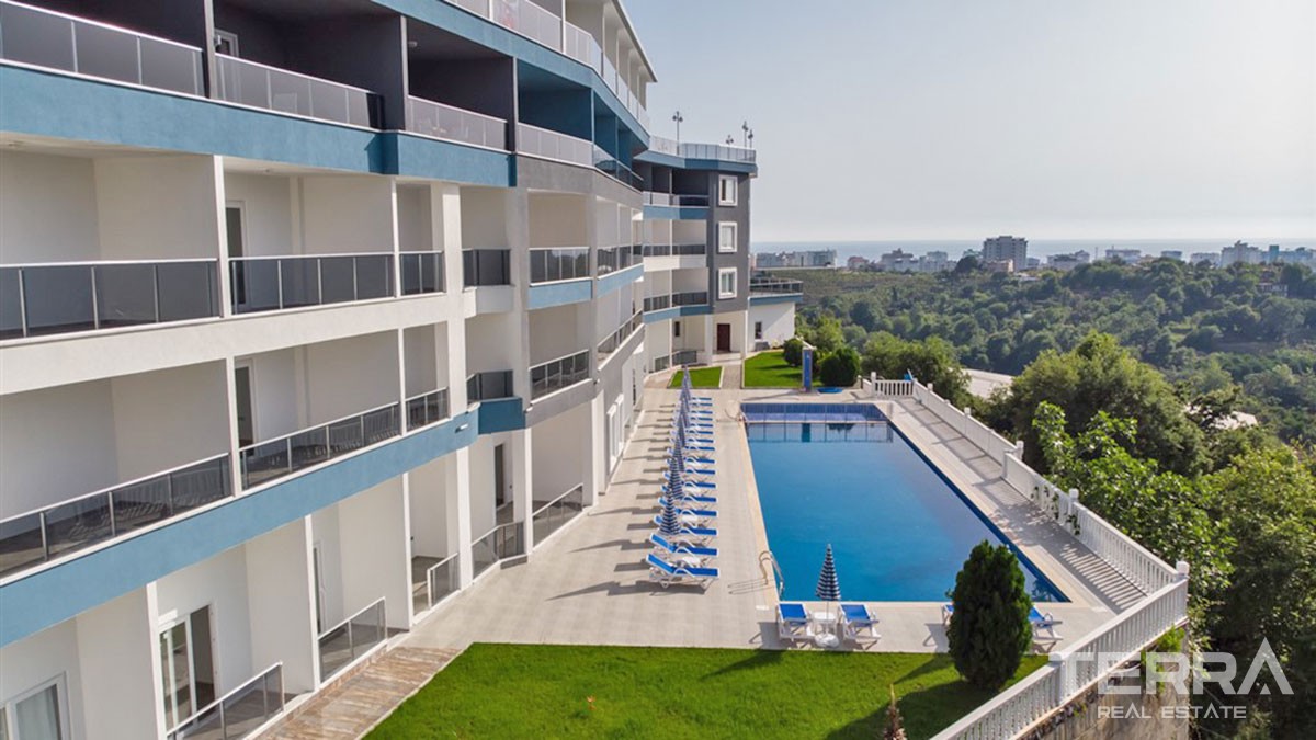 Panoramic Sea View Apartments with Rooftop Terrace in Alanya Kargıcak - 45188