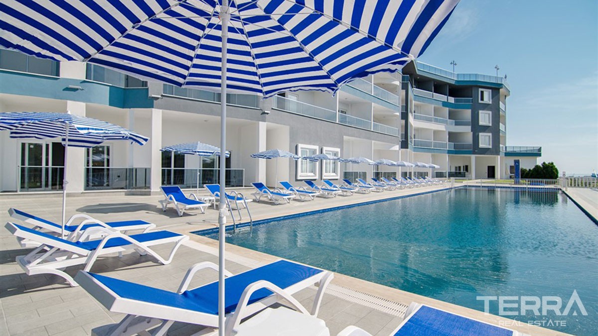 Panoramic Sea View Apartments with Rooftop Terrace in Alanya Kargıcak - 45190
