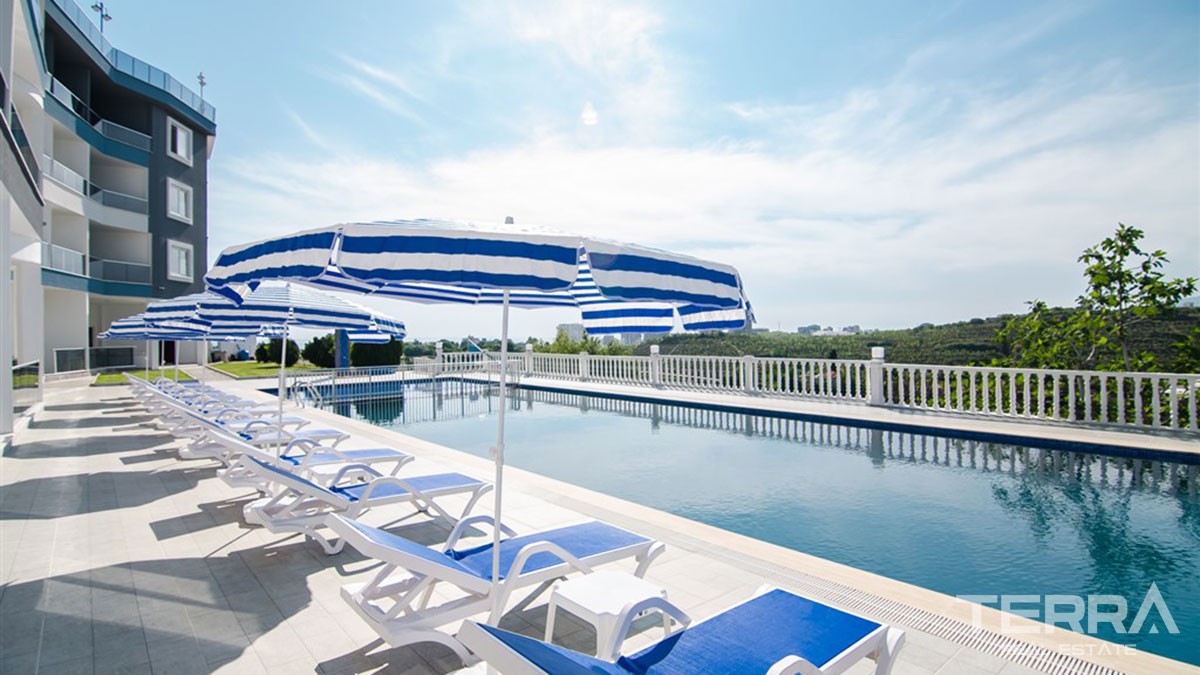 Panoramic Sea View Apartments with Rooftop Terrace in Alanya Kargıcak - 45191