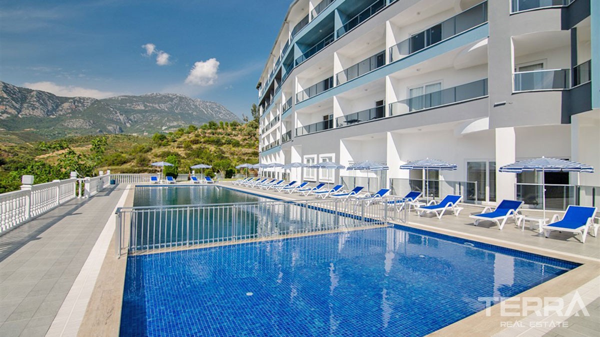 Panoramic Sea View Apartments with Rooftop Terrace in Alanya Kargıcak - 45193
