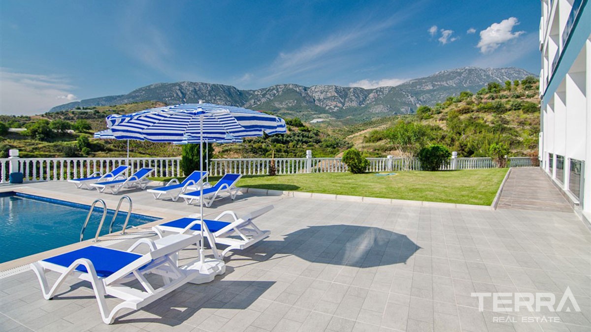 Panoramic Sea View Apartments with Rooftop Terrace in Alanya Kargıcak - 45197