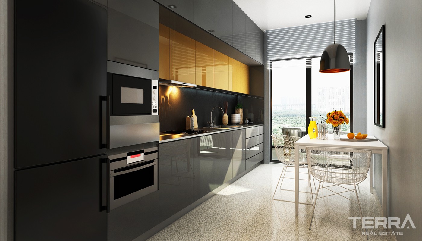 Hotel-concept Apartments for Sale Located in Istanbul Bahçeşehir - 24903