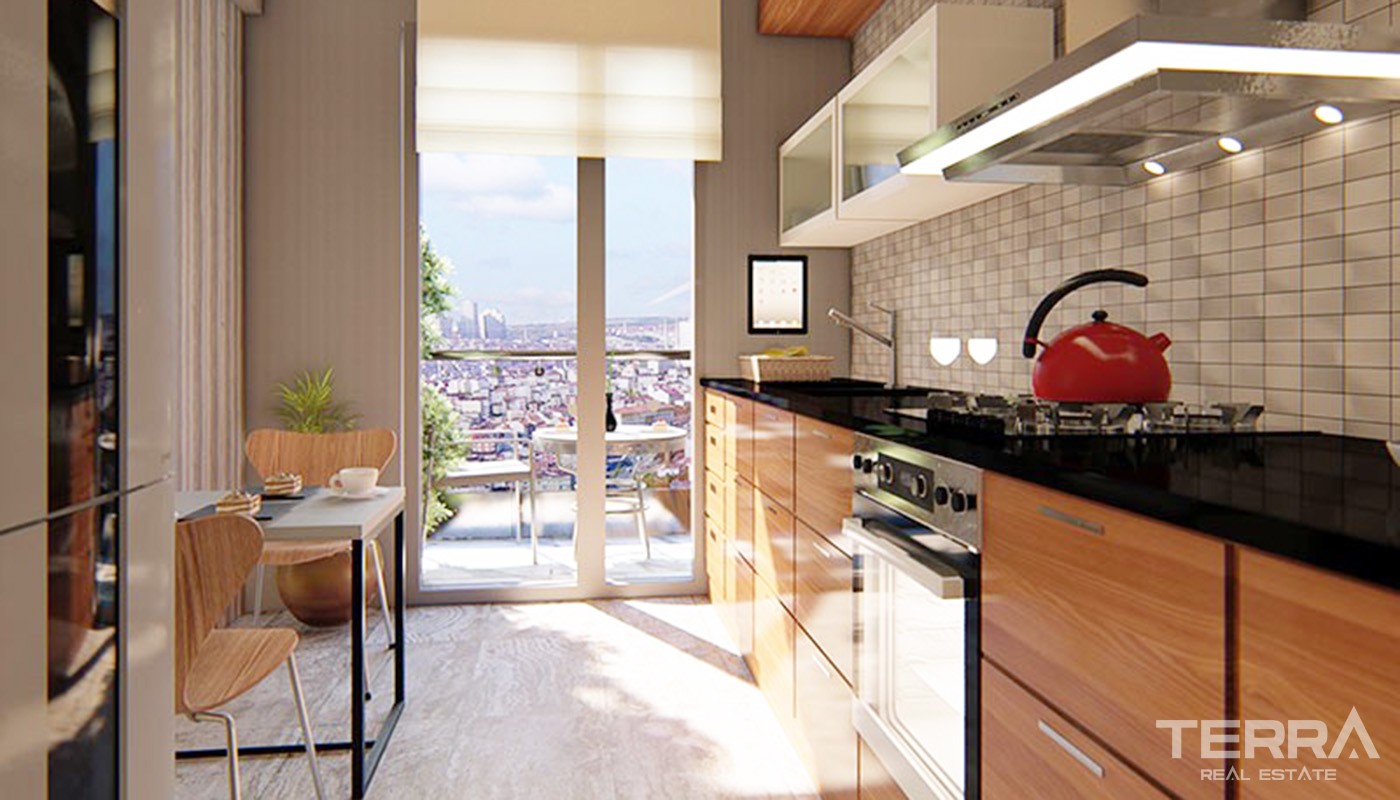Brand-new Flats for Sale Located on the European Side of Istanbul - 24961