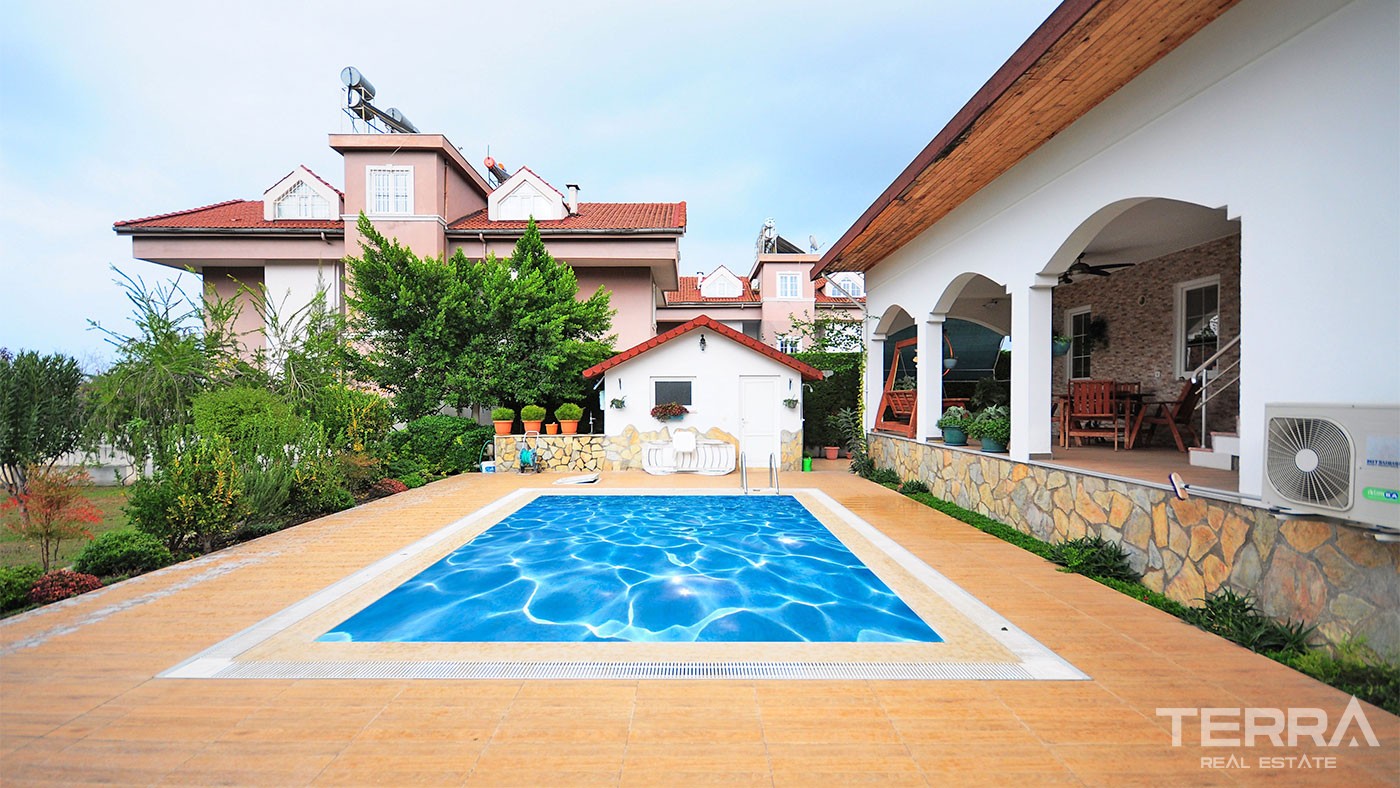 Detached Villa for Sale Located in Kemer City Center with Private Pool
