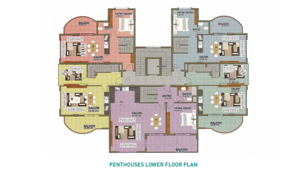 Affordable Apartments for Sale in Alanya Avsallar Close to the Beach - 25172