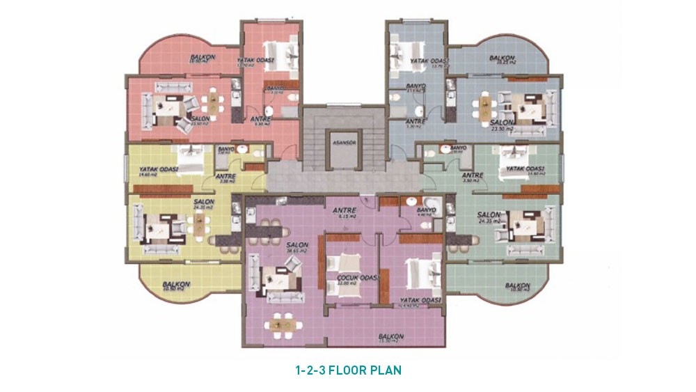Affordable Apartments for Sale in Alanya Avsallar Close to the Beach - 25173