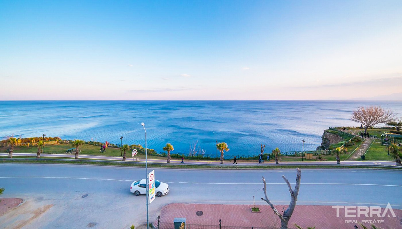 Sea-view Apartment with Modern Furniture Located in Lara Antalya - 25208