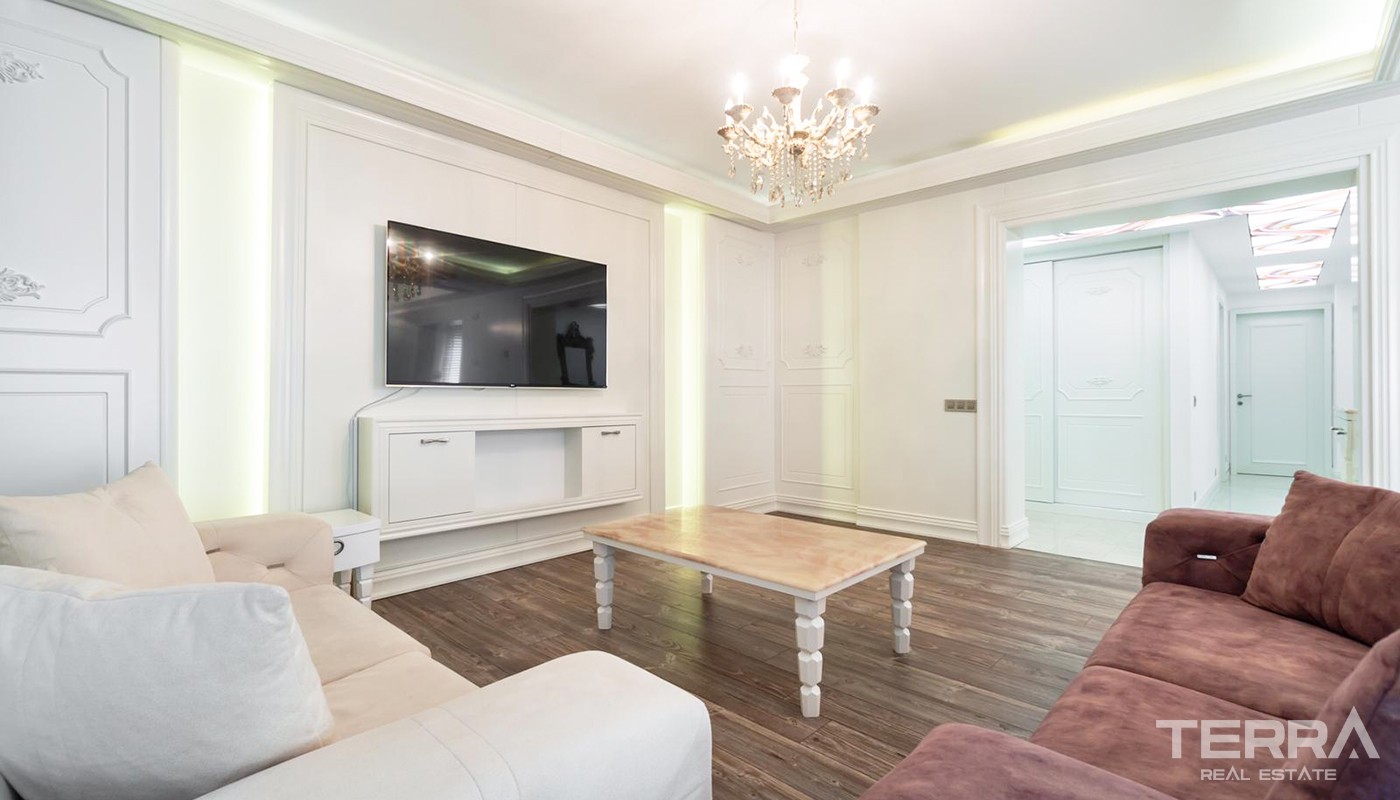Sea-view Apartment with Modern Furniture Located in Lara Antalya - 25211
