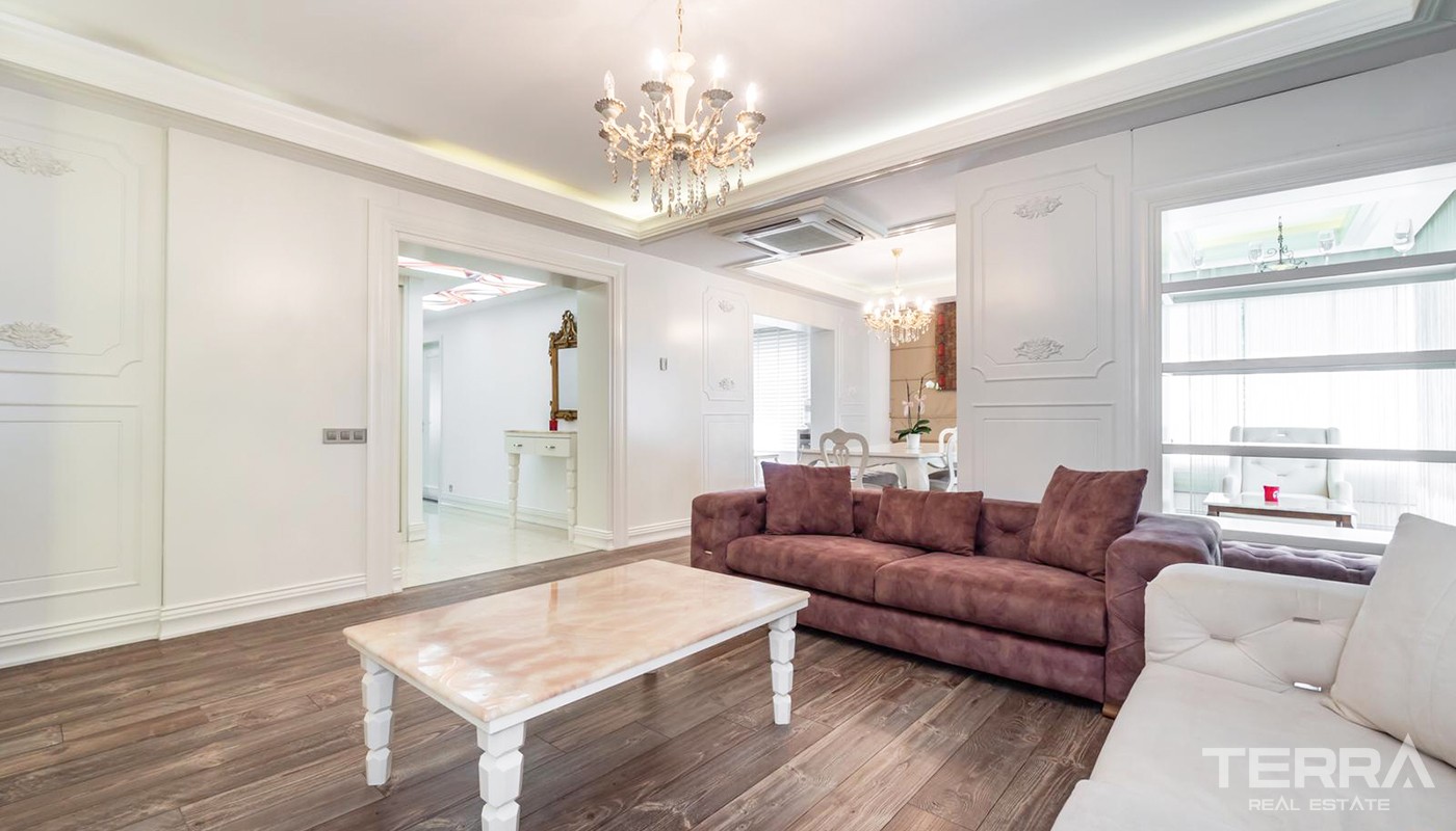 Sea-view Apartment with Modern Furniture Located in Lara Antalya - 25212