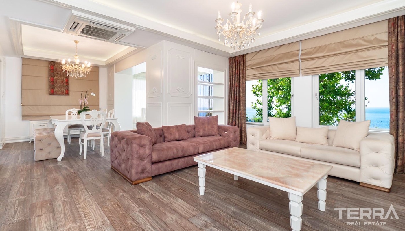 Sea-view Apartment with Modern Furniture Located in Lara Antalya - 25214